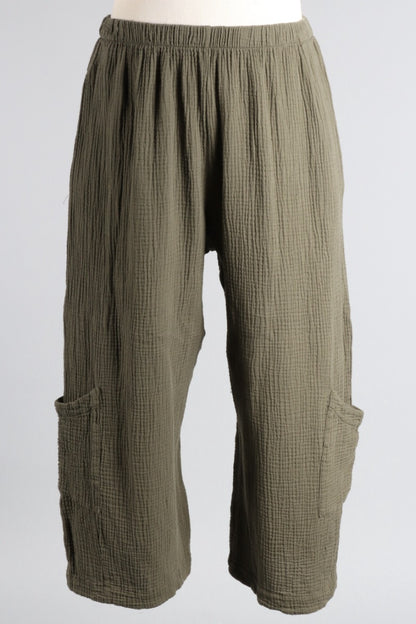Casbah Pant - Peppercorn Gauze