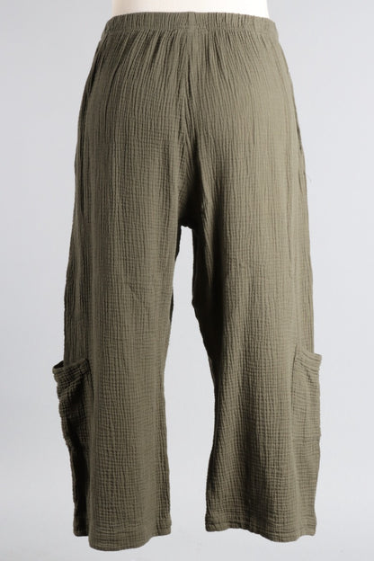 Casbah Pant - Peppercorn Gauze