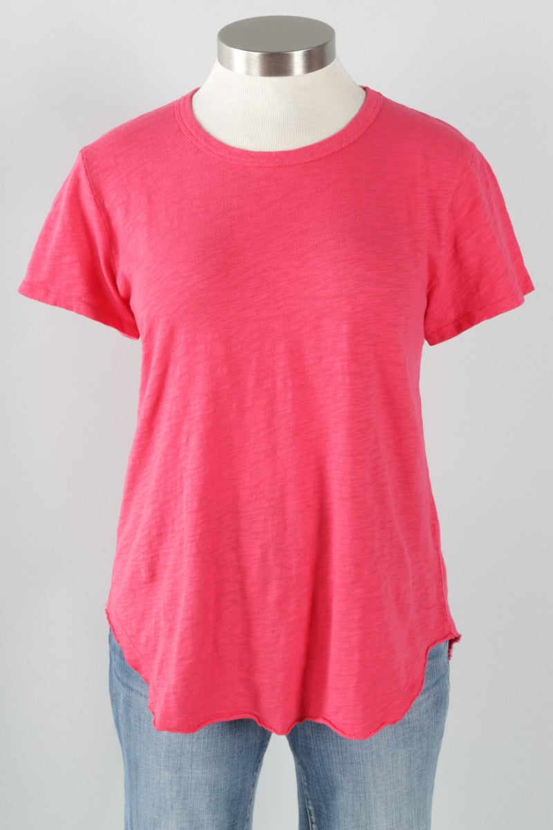 Short Sleeve Crew Tee - Fuchsia Flash 