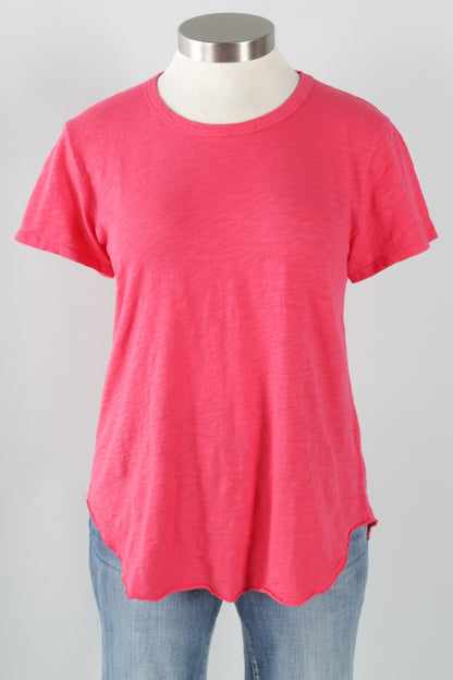 Short Sleeve Crew Tee - Fuchsia Flash 