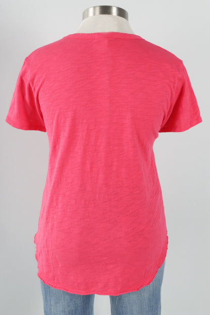 Short Sleeve Crew Tee - Fuchsia Flash 