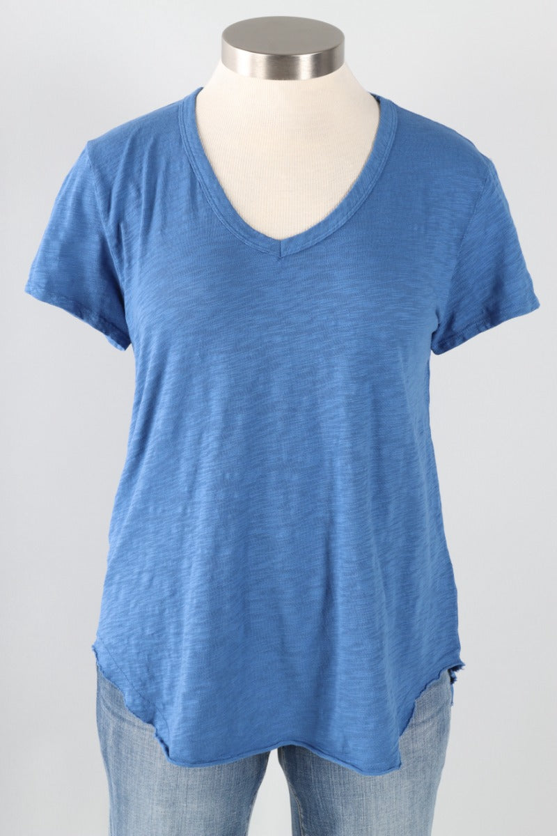 V-Neck Tee - Tanzanite Gleam