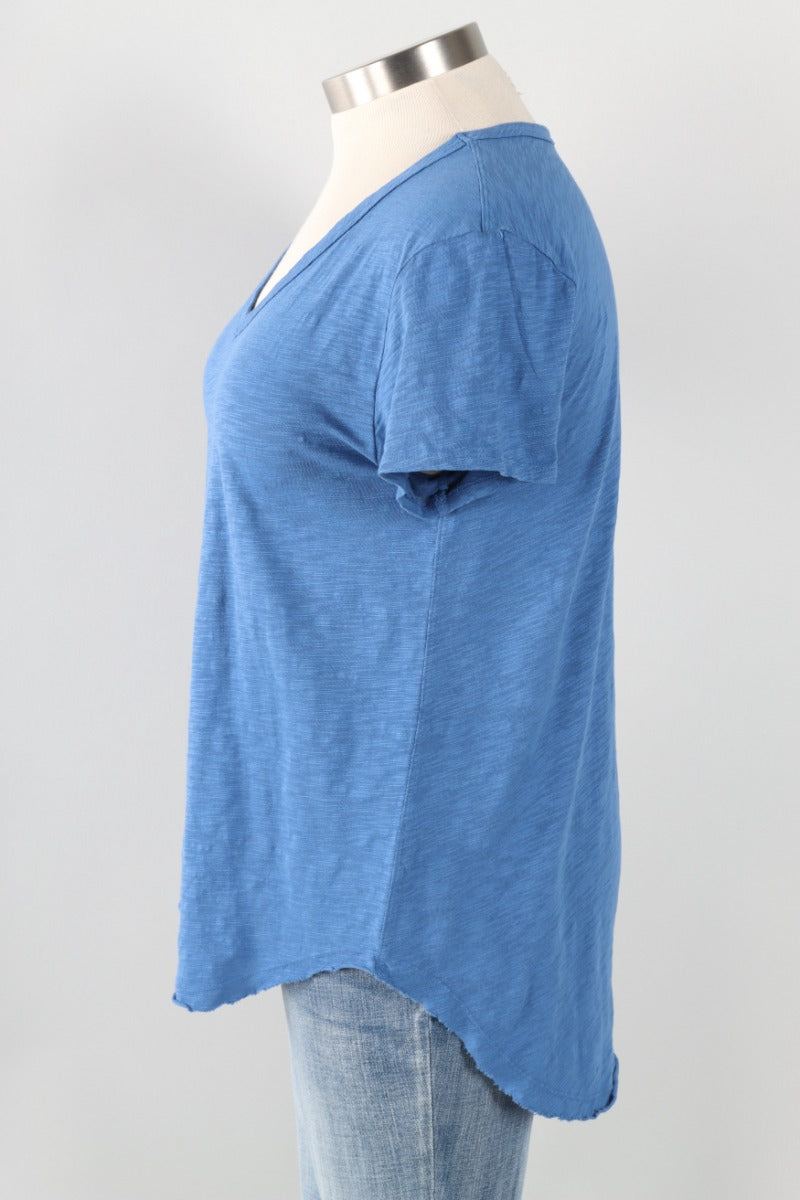V-Neck Tee - Tanzanite Gleam