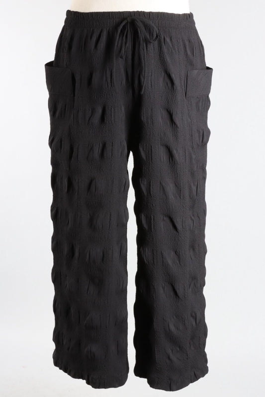 Oversized Pocket Pant - Black