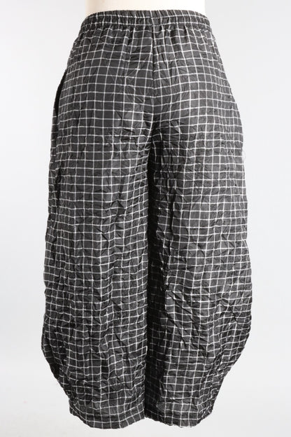 Lantern Pant - Black & White Check