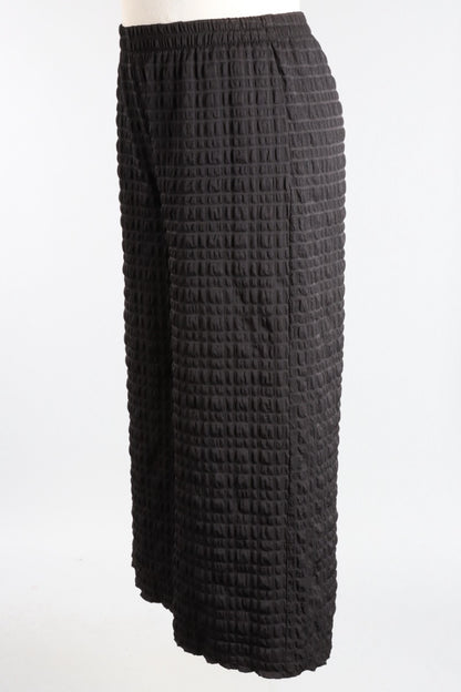 Wide Leg Pant - Black Pebble