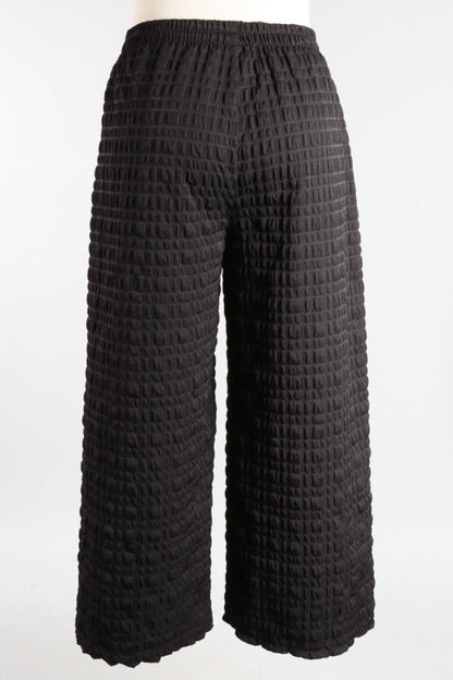 Wide Leg Pant - Black Pebble