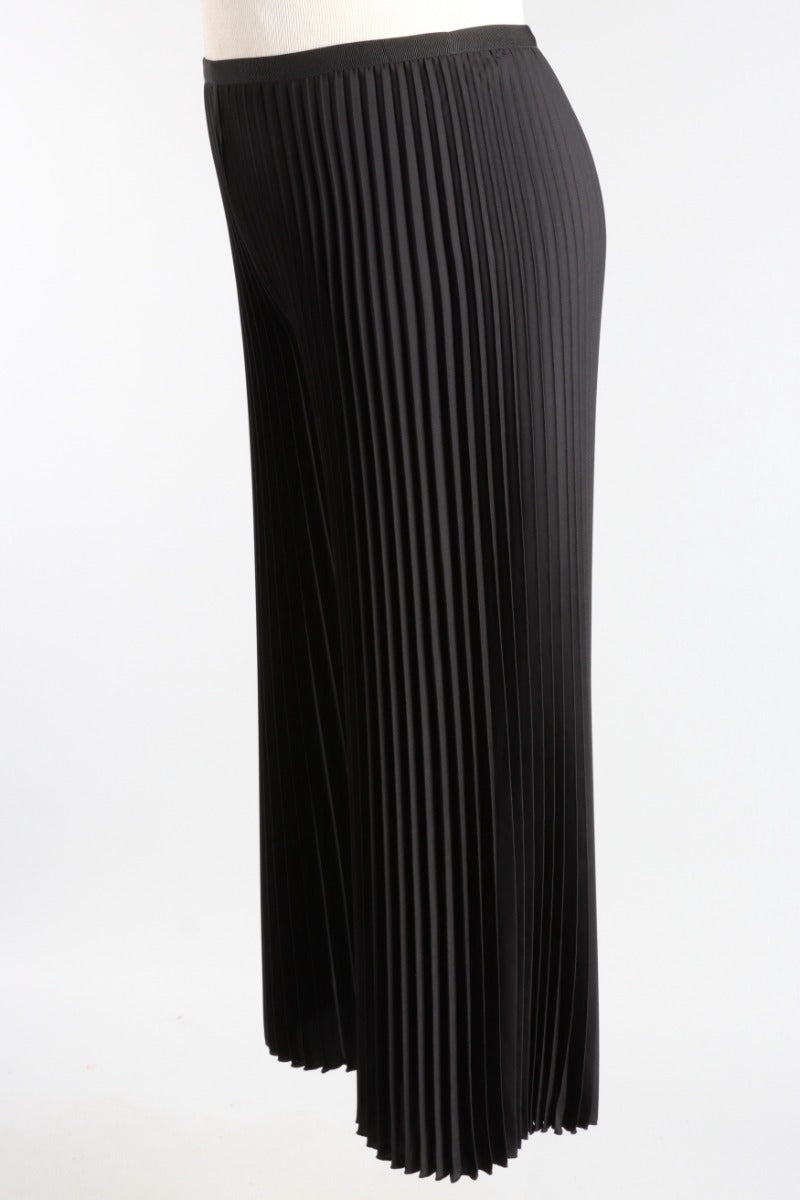 Eve Plissé Palazzo Pant - Black