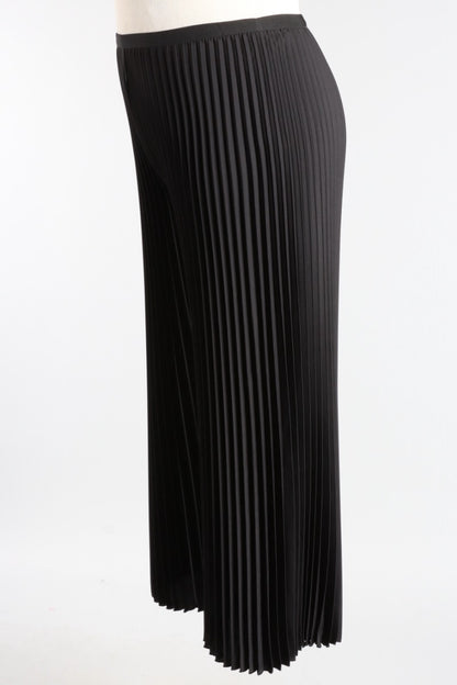 Eve Plissé Palazzo Pant - Black