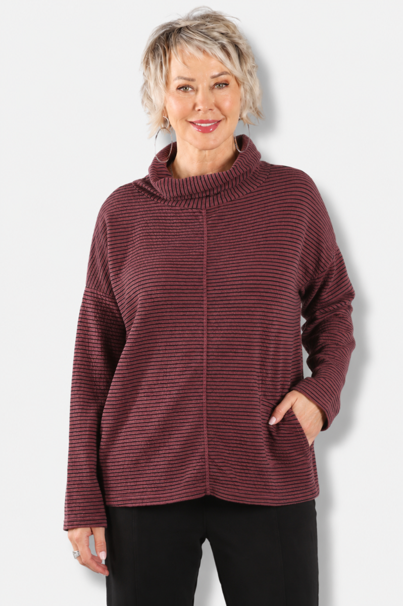 CUT LOOSE CUT LOOSE 0587995-2607 FUNNEL PULLOVER CNNEBARK