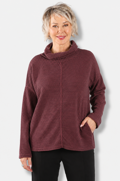 CUT LOOSE CUT LOOSE 0587995-2607 FUNNEL PULLOVER CNNEBARK