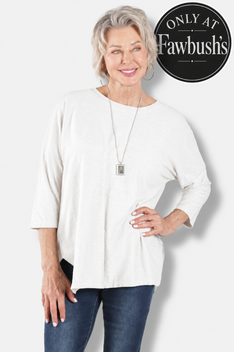Osize Boxy Top - White