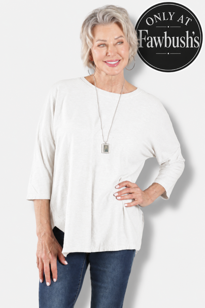Osize Boxy Top - White