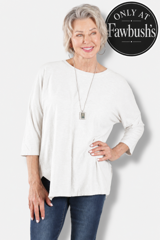Osize Boxy Top - White