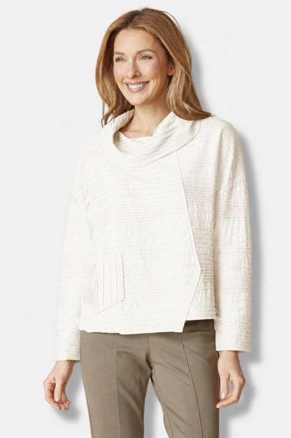 Cowl Pullover - Winter White 
