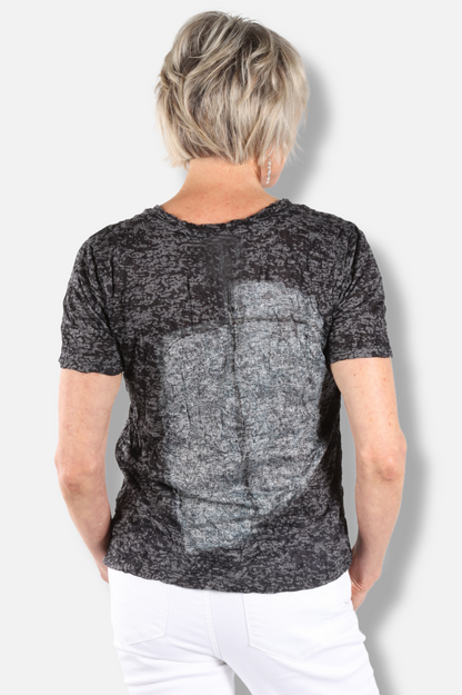 Crew Tee - Twilight Blossom