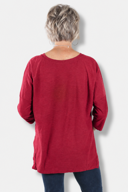 Osize Boxy Top - Maraschino