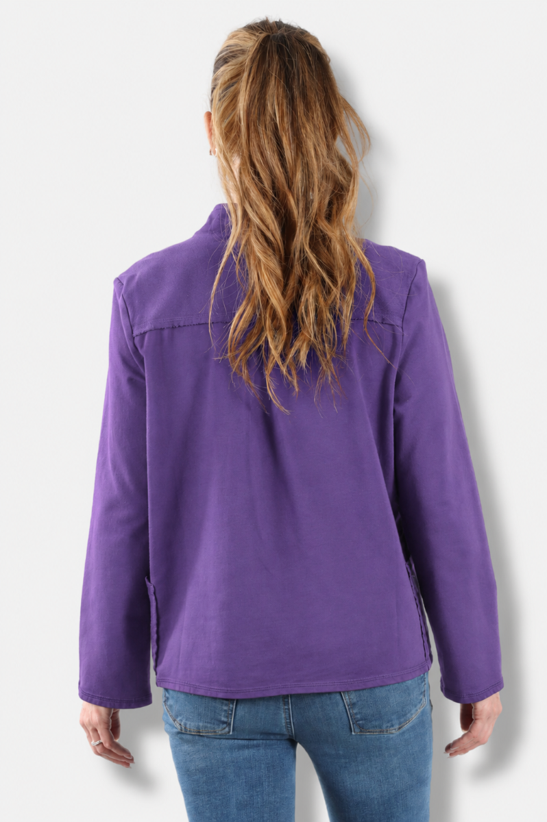 Zip Up Cover Jacket Plus - Jam