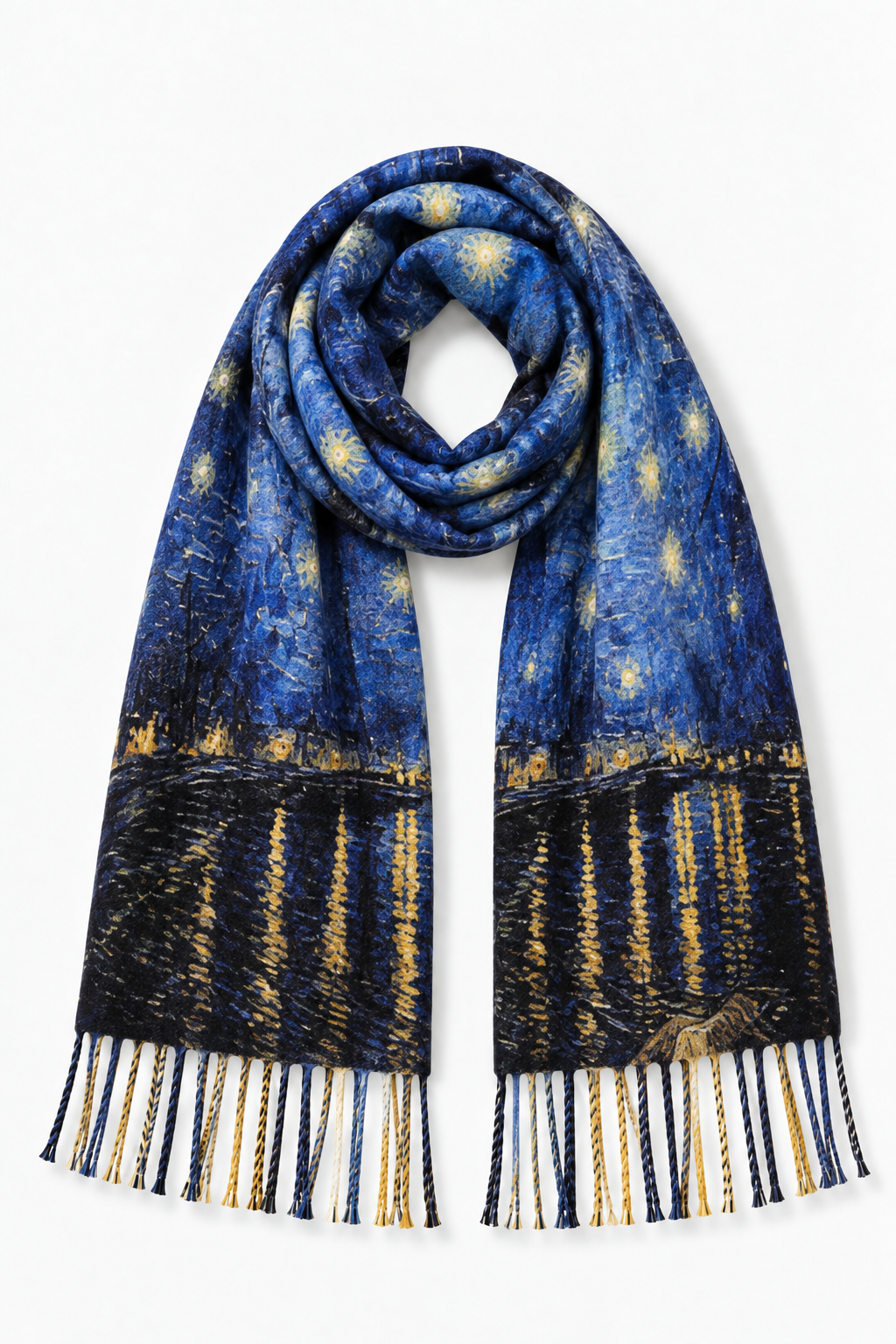 Starry Night Over Rhine & Starry Night Scarf