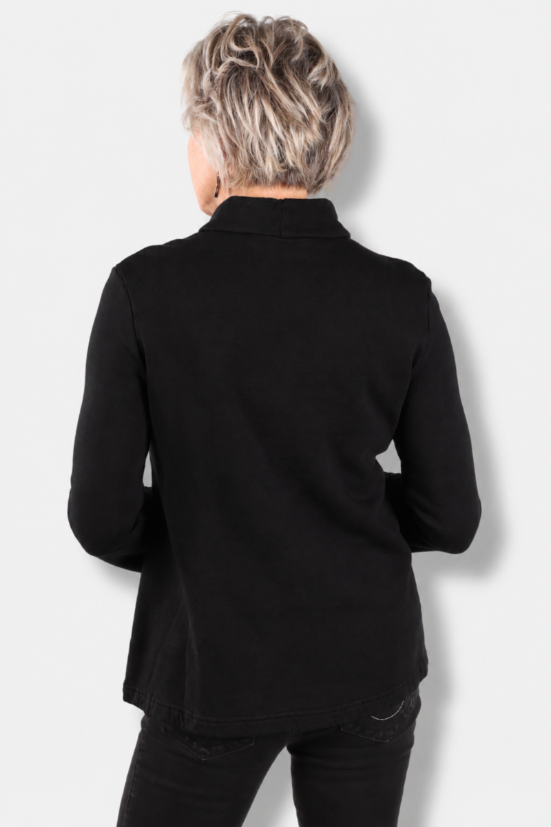 Marla Shirt - Black Fleece