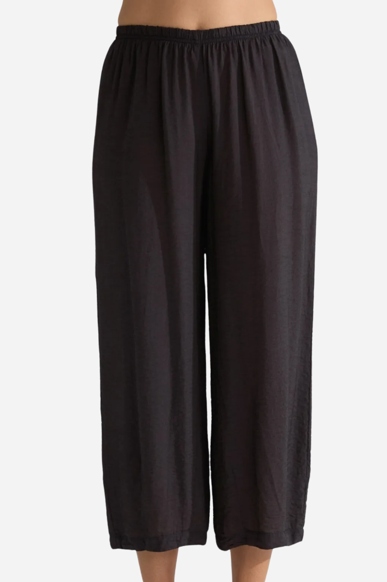 Darted Crop Pant - Black Parachute