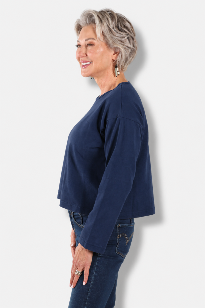 Long Sleeve Crop Crew - Nova 