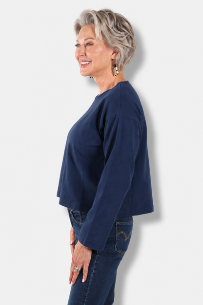 Long Sleeve Crop Crew - Nova 