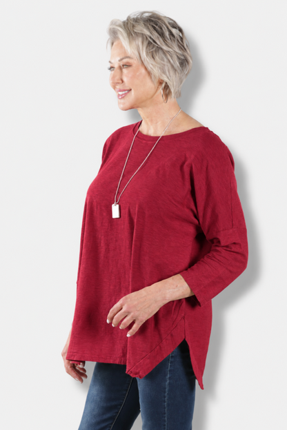 Osize Boxy Top - Maraschino