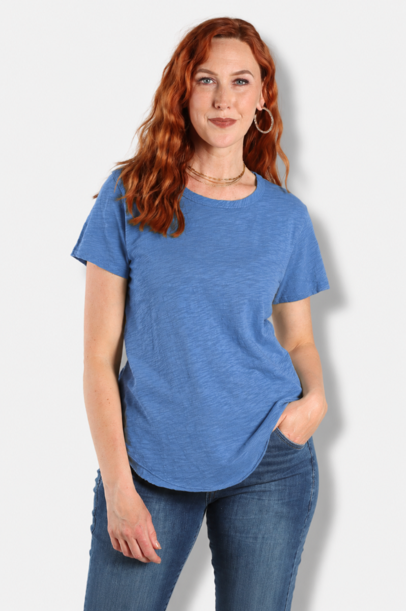 Short Sleeve Crew Tee - Tanzanite Gleam
