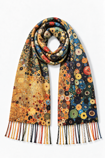 Inspired Garden & Village by Night Scarf