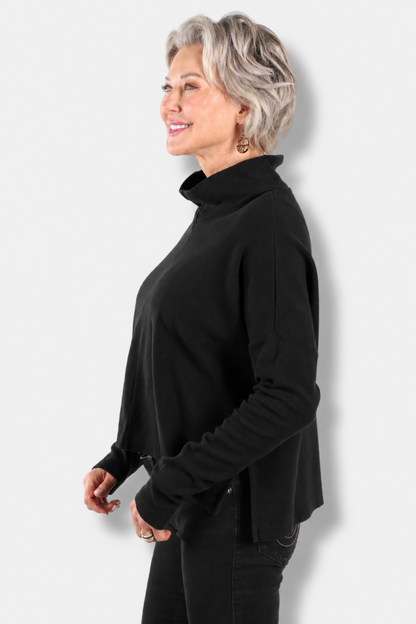Taos Shirt - Black Mini Thermal 