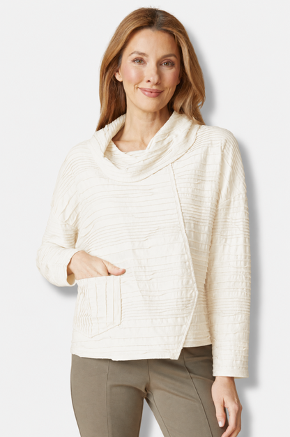 Cowl Pullover - Winter White 