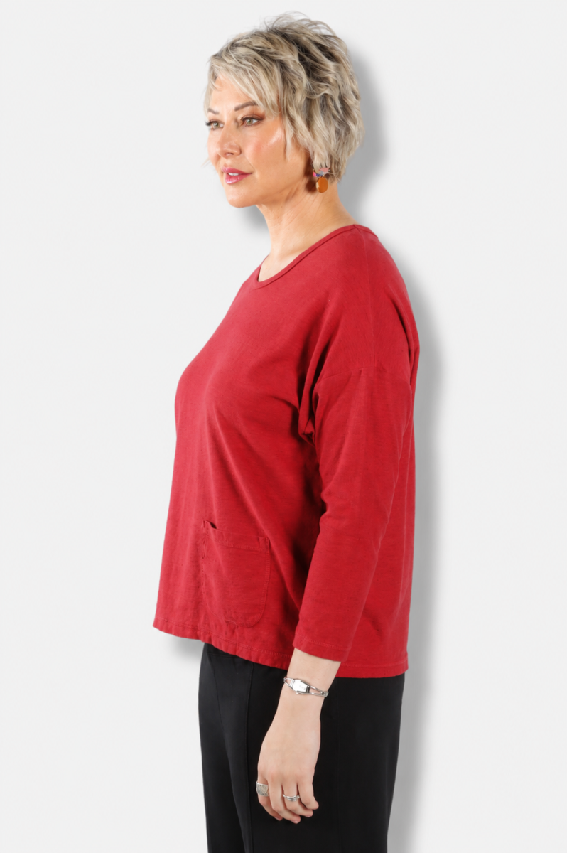 CUT LOOSE 5017954-2607 BOXY PKT TEE MRASCHNO
