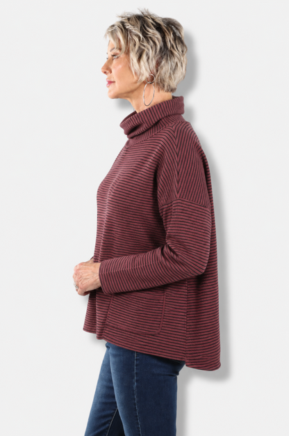 CUT LOOSE CUT LOOSE 0587995-2607 FUNNEL PULLOVER CNNEBARK