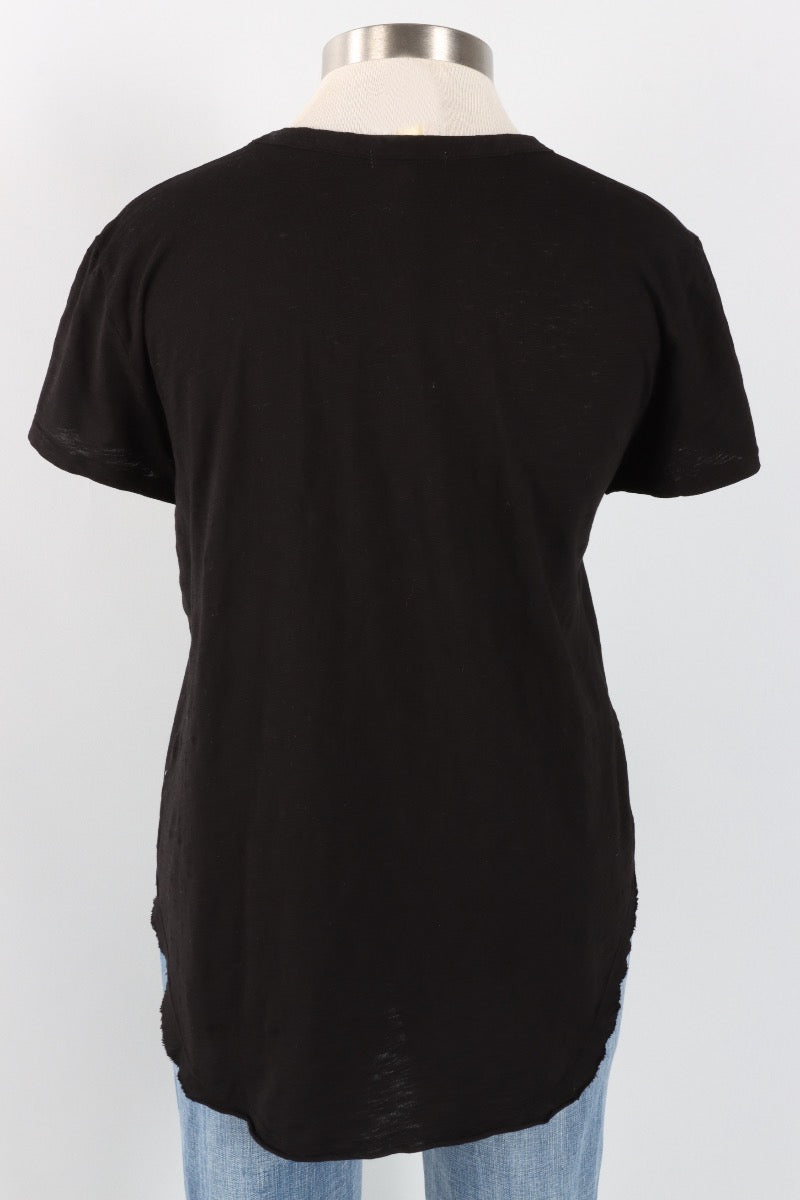 V-Neck Tee - Black