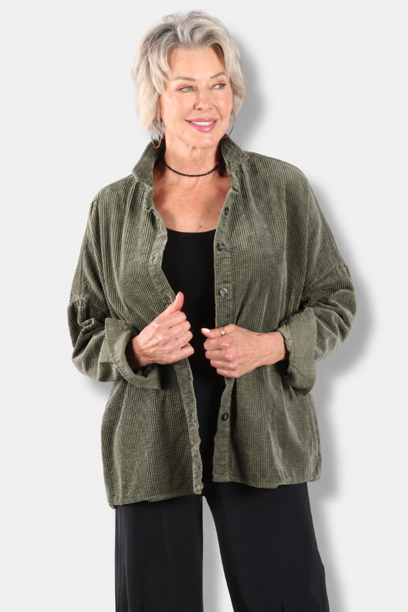 Oversized Shirt - Kelp