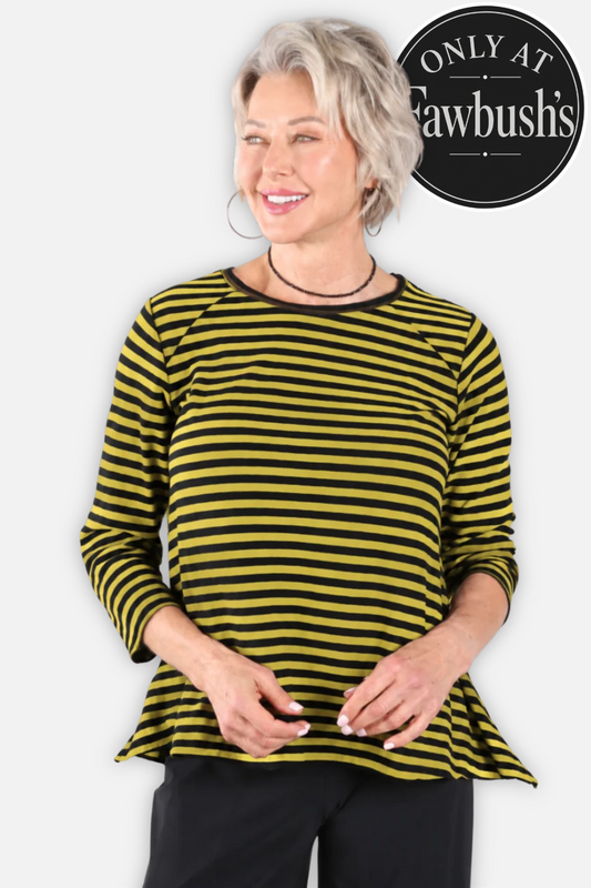 Sporty Swing Top - Pea