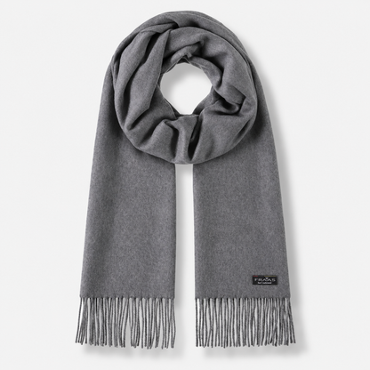 Essential Solid Cashmink Scarf - Mid Grey