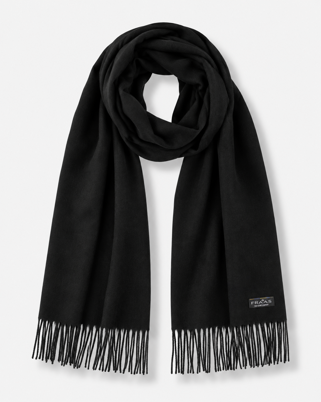 Essential Solid Cashmink Scarf - Black