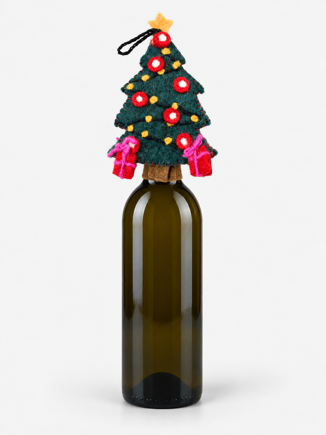 Christmas Bottle Topper - Tree