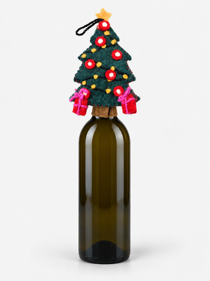 Christmas Bottle Topper - Tree
