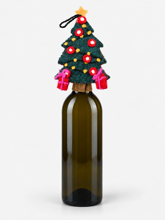 Christmas Bottle Topper - Tree