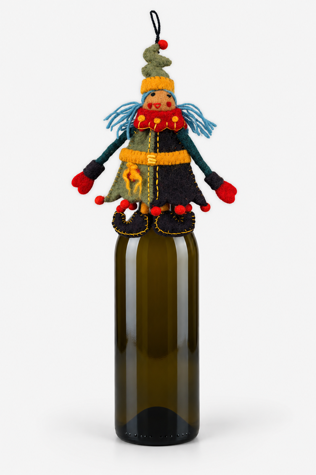 Christmas Bottle Topper - Elf