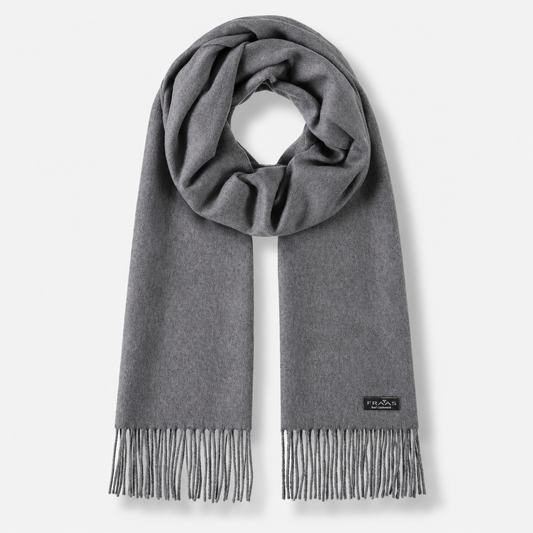 Essential Solid Cashmink Scarf - Mid Grey