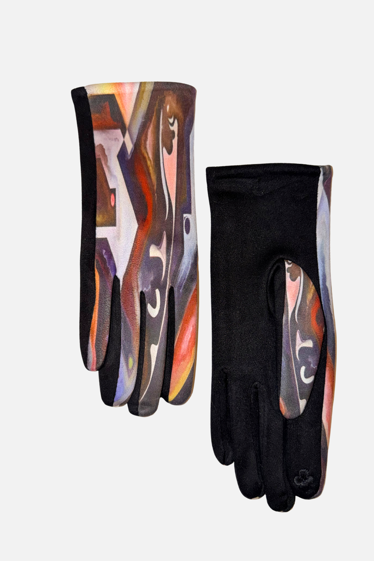 Abstract Cubism Gloves - Mosaic