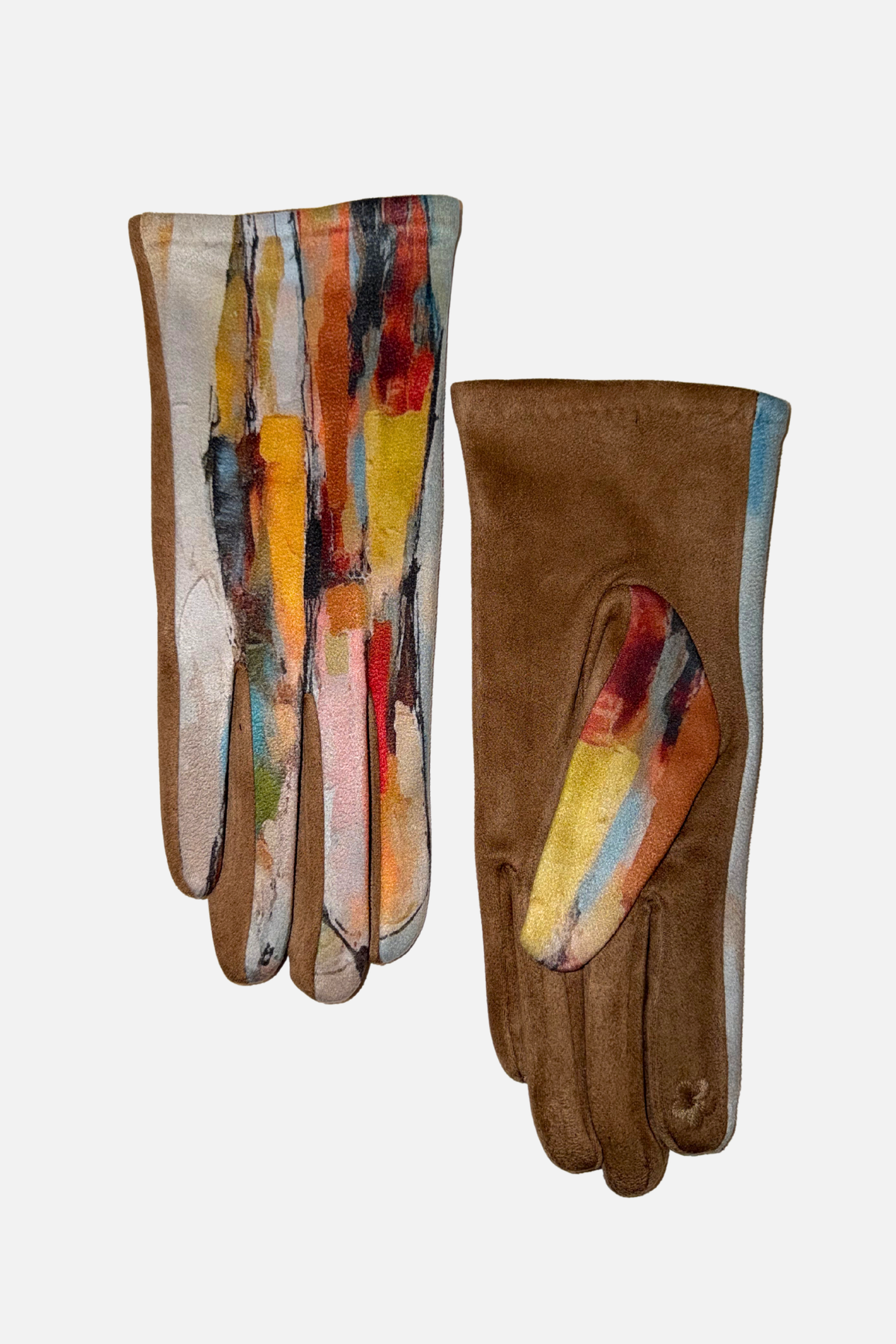 Abstract Silhouettes Gloves - Palette