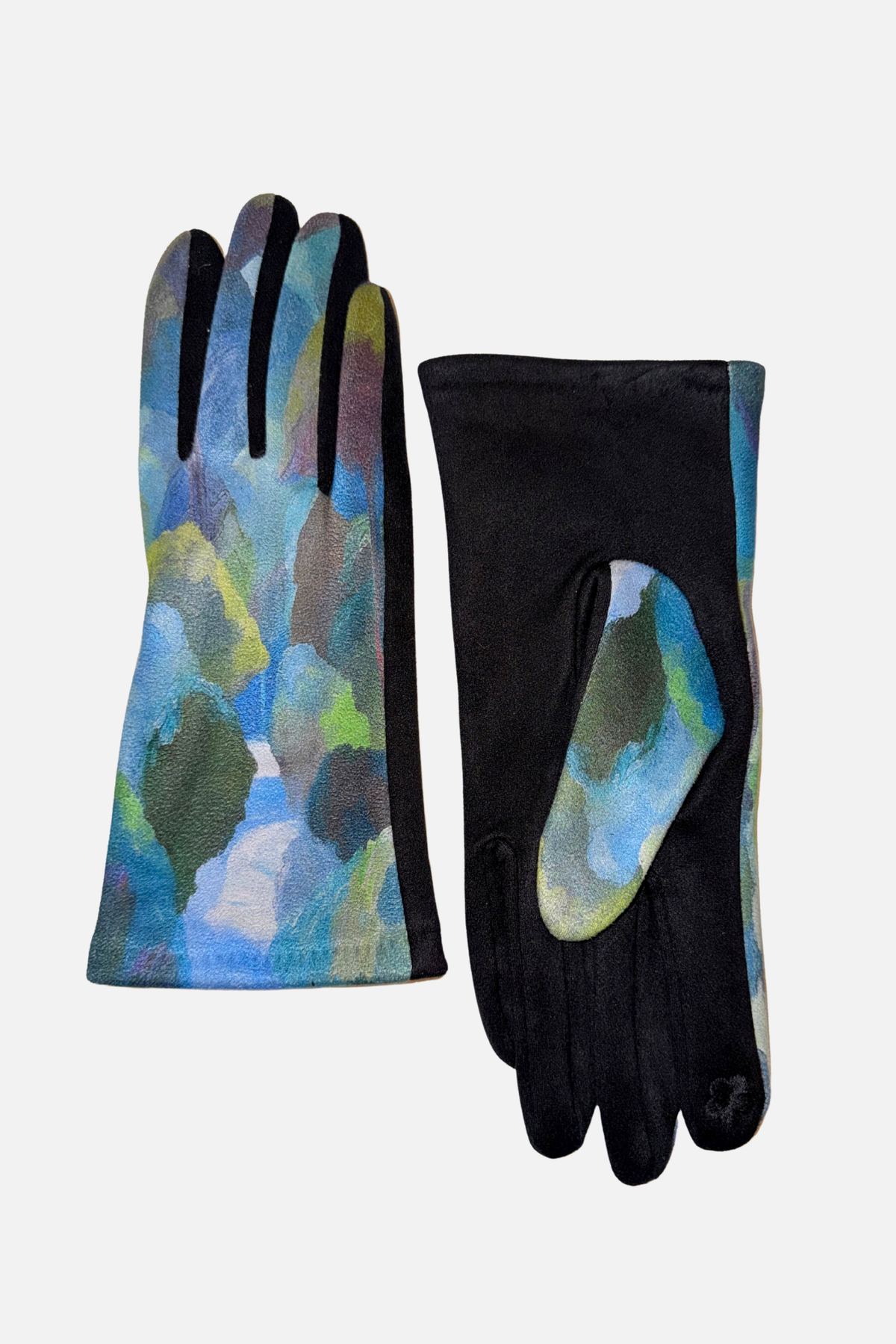 L'Allee & Dimes of Time Gloves - Blue Forest