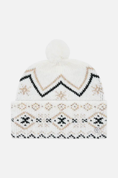 Holiday Shimmer Knit Hat - Champagne