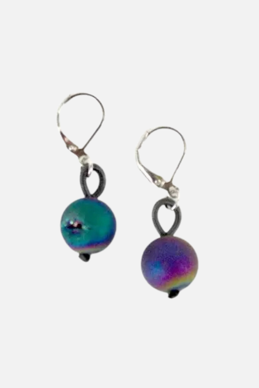 Geode Earring - Slate