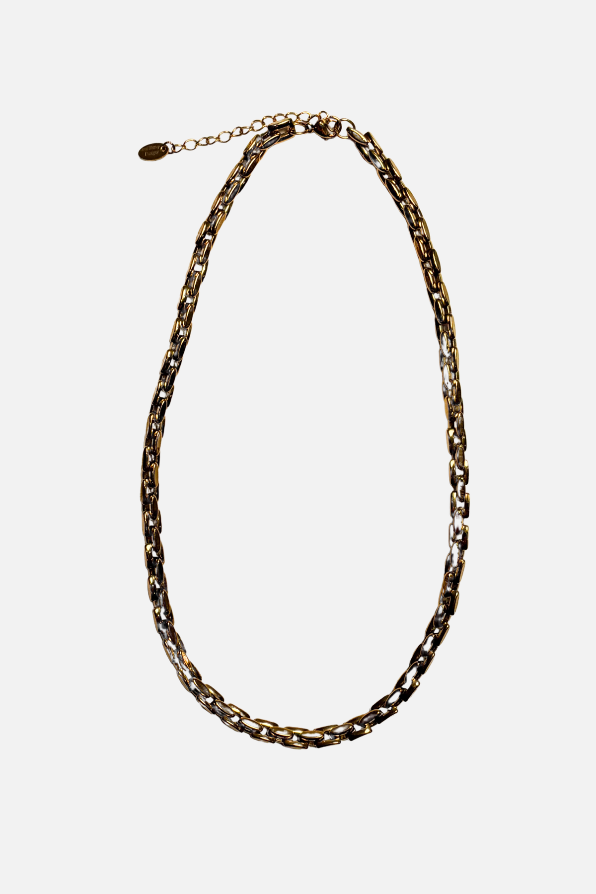 Dimension Link Necklace - Gold